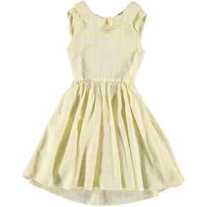 Tocoto Vintage Yellow Gingham Dress 3Y EUC